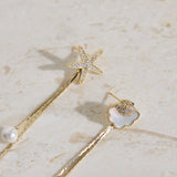 18K Gold Plated Endless Shore Earrings Gold