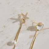 18K Gold Plated Endless Shore Earrings Gold