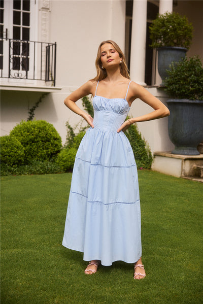 Mandy More Maxi Dress  Blue