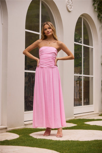 Pure Clarity Maxi Dress Pink