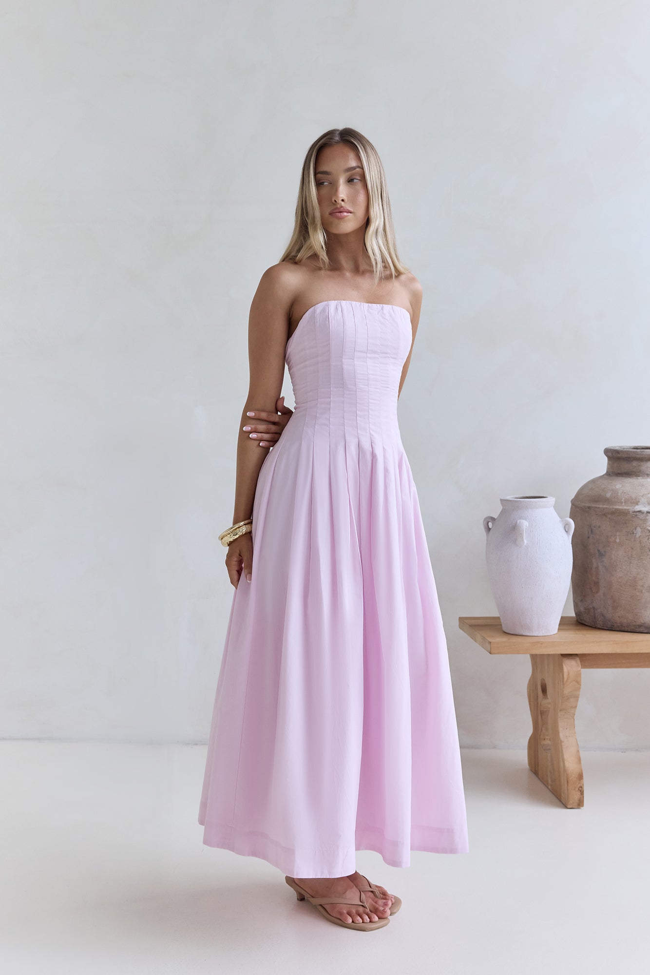 pink midi dress australia JETS Australia Linen Midi Casual Day Dress Pink Size 6
