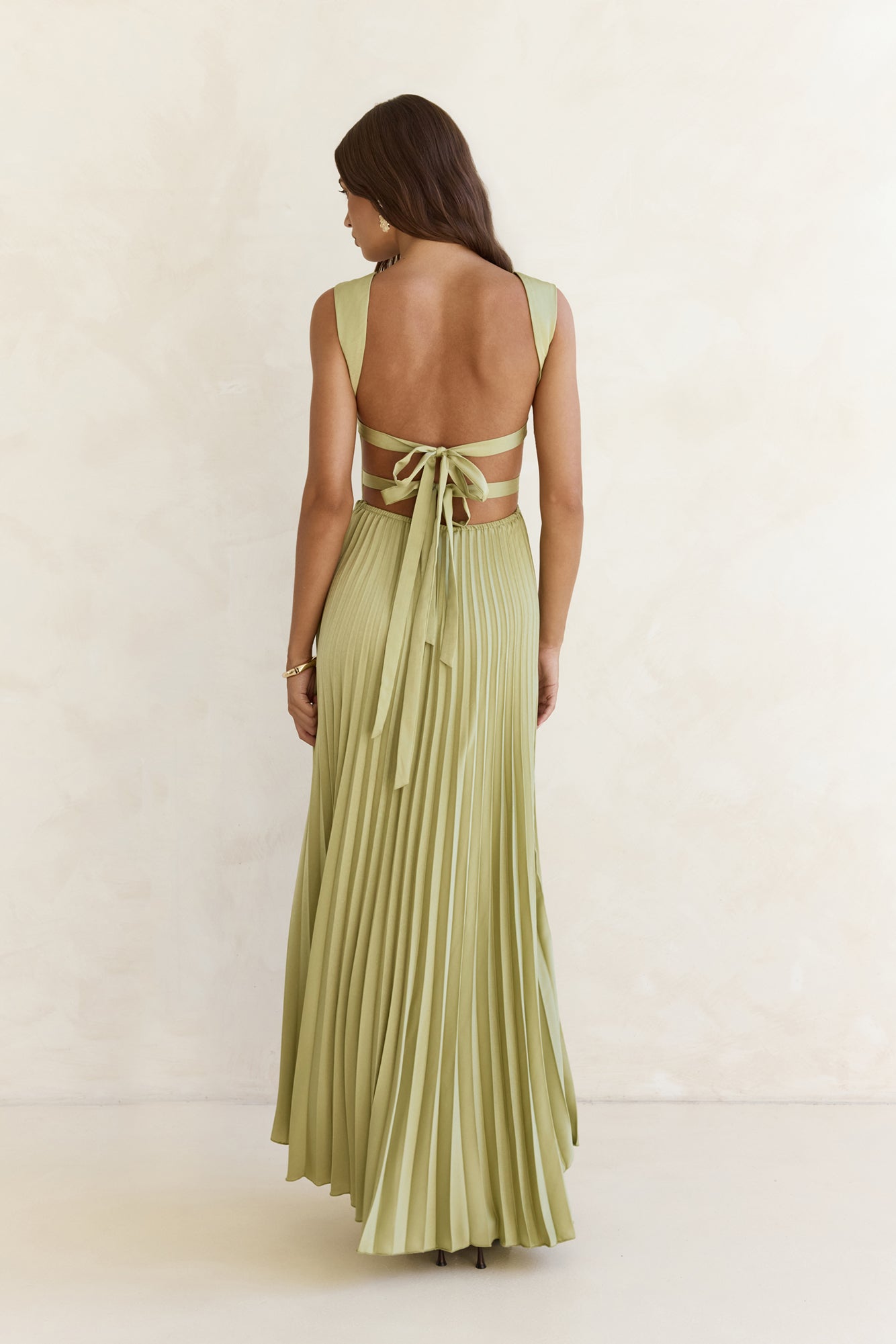 Song Of The Sky Plisse Maxi Dress Green Song Of The Sky Plisse Maxi Dress Green