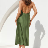 Up and Away Maxi Dress Olive