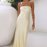 No Two Alike Maxi Dress Yellow