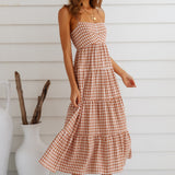 Picnic Till Sundown Maxi Dress Brown