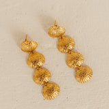 18K Gold Plated Softest Sand Earrings Gold