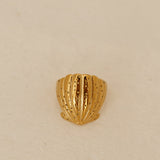 18K Gold Plated Shimmering Treasure Ring Gold