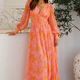 Blissful Getaway Maxi Dress Pink