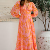 Blissful Getaway Maxi Dress Pink