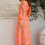 Blissful Getaway Maxi Dress Pink