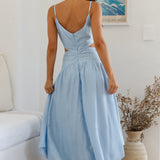 Azure Horizon Maxi Dress Blue