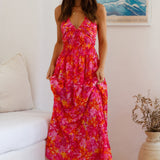 Cross My Heart Maxi Dress Pink