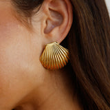 18k Gold Plated Washed Up Earrings Gold