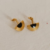 18k Gold Plated Luna Glow Earrings Gold