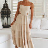 Got The Sun Maxi Dress Beige