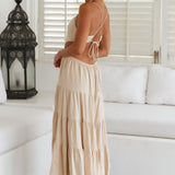 Got The Sun Maxi Dress Beige