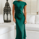 One Last Song Maxi Dress Forest Green