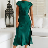 One Last Song Maxi Dress Forest Green