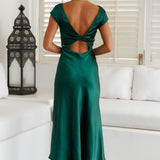 One Last Song Maxi Dress Forest Green