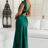 One Last Song Maxi Dress Forest Green