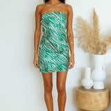 Roaring Hearts Dress Green