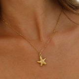 18K Gold Plated Ocean Find Necklace Gold