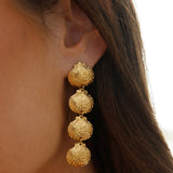 18K Gold Plated Softest Sand Earrings Gold