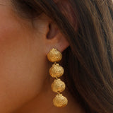 18K Gold Plated Softest Sand Earrings Gold