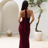 Midnight Muse Maxi Dress Burgundy