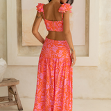 Blossoming Thoughts Maxi Dress Red