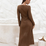 Leilani Maxi Dress Chocolate