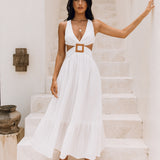 Speak Your Word Maxi Dress White