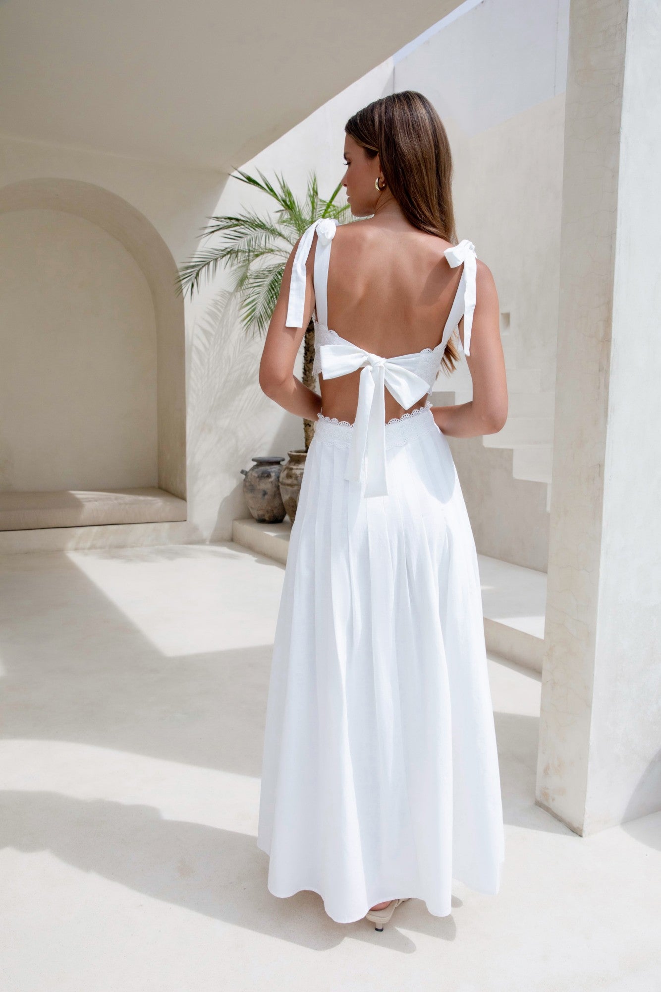 White Women's Maxi Dresses Australia | Fortunate One White Women's Maxi Dresses Australia | Fortunate One
