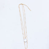 18K Gold plated Shores And Necklace Gold