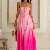 Caramel Latte Maxi Dress Pink