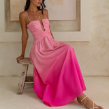 Caramel Latte Maxi Dress Pink