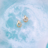 Blossom Studs Earrings Gold