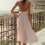 Scattered Hearts Maxi Dress Pink