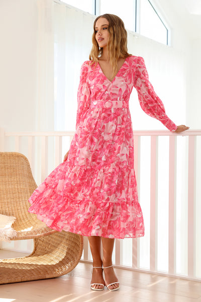 Into Heaven Maxi Dress Pink