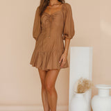 Sand And Stone Dress Brown