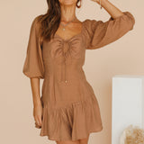 Sand And Stone Dress Brown