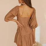 Sand And Stone Dress Brown