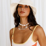 Sun Shower Bucket Hat Beige