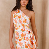 Forest Fables Mini Dress Orange