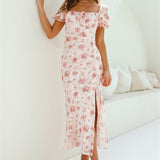 Making Me Blush Maxi Dress Pink