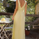 Morning Sun Maxi Dress Yellow