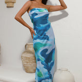 Right Here Maxi Dress Blue