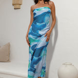 Right Here Maxi Dress Blue