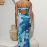 Right Here Maxi Dress Blue