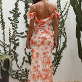 Wishing Well Maxi Dress Orange